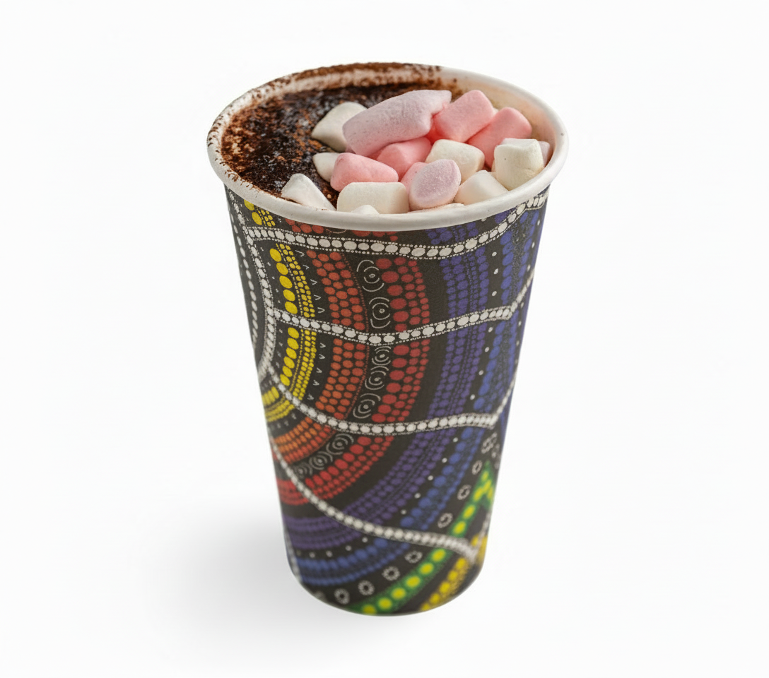 Hot chocolate with marshmallows
